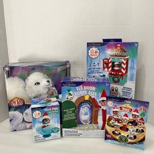 Elf on the Shelf Accessories Set. Elf Door, Polar Prop, baby Elf,‎ Arctic Fox